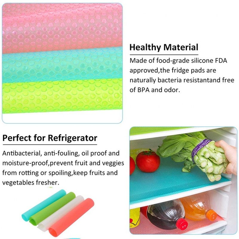 Anti-Slip Pad For Fridge, Cabinet Cupboard, Dining Table (4 pcs)