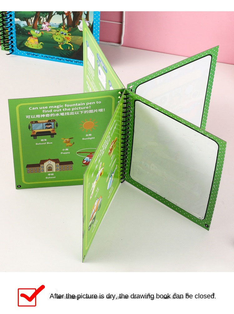 Magic Water Drawing Coloring Book